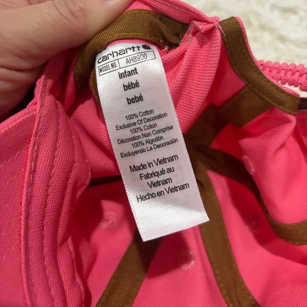 Carhartt baby/Infant Hat - pink